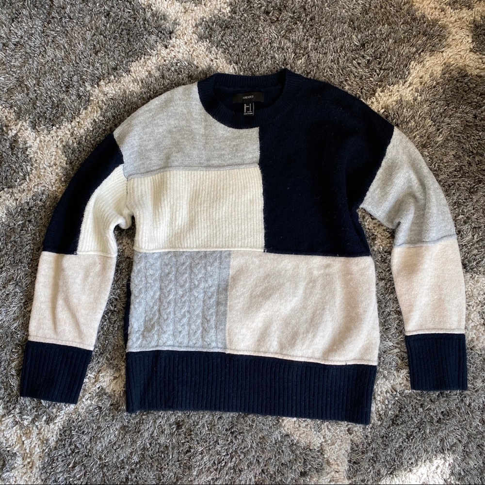 Colorblock Sweater